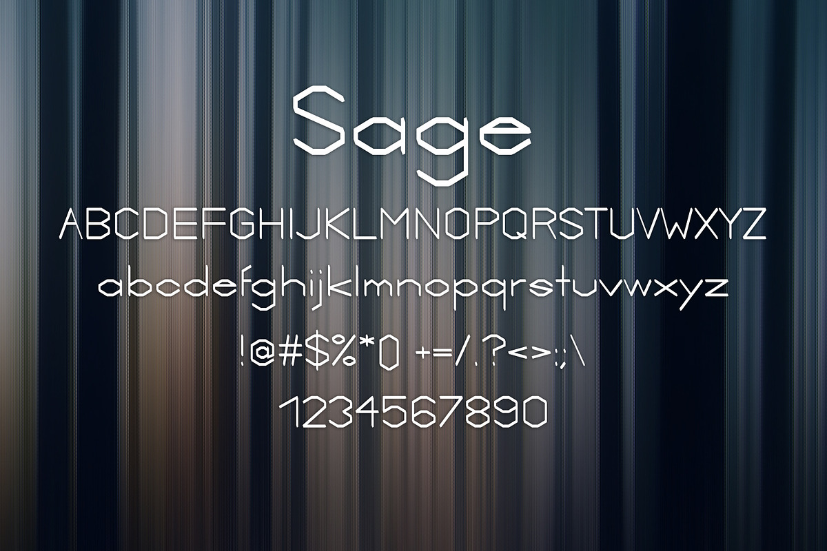 SAGE font preview 2