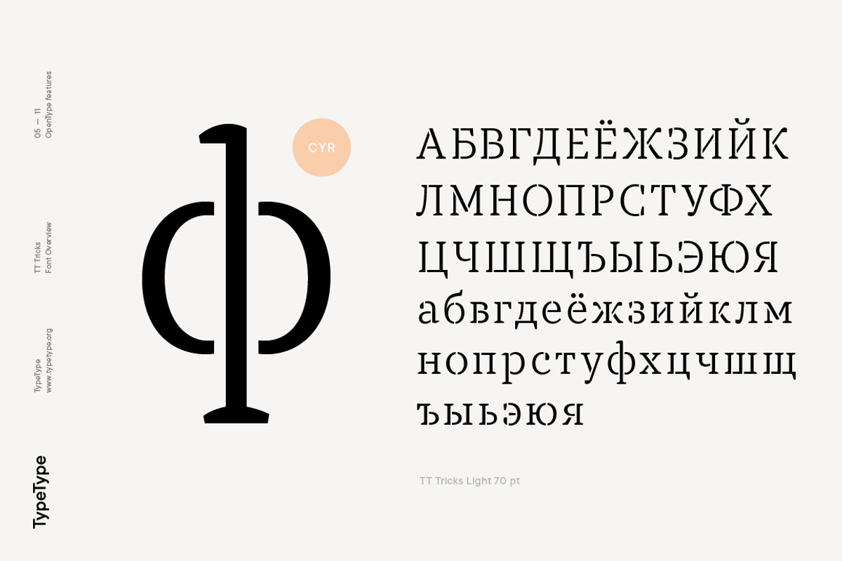 TT Tricks, a Serif Font by TypeType (Photo 5 of 10)