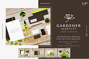 The Gardener ID Mock-ups / Generator, a Mockup by Mocca Mockups Store (Thumbnail 1 of 2)