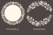 Classic lace frames and cliparts., a Pattern Graphic by Ajuga (Thumbnail 4 of 9)