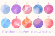 Watercolor Procreate Brushes, a Brush Add-On by CreativeJourney (Thumbnail 2 of 6)