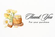 Floral Vintage Jam jar and Toast, a Food Illustration by New-School-Wave (Thumbnail 5 of 5)