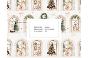 Royal Mouse Christmas Palace pattern, a Pattern Graphic by Milatoo (Thumbnail 3 of 3)