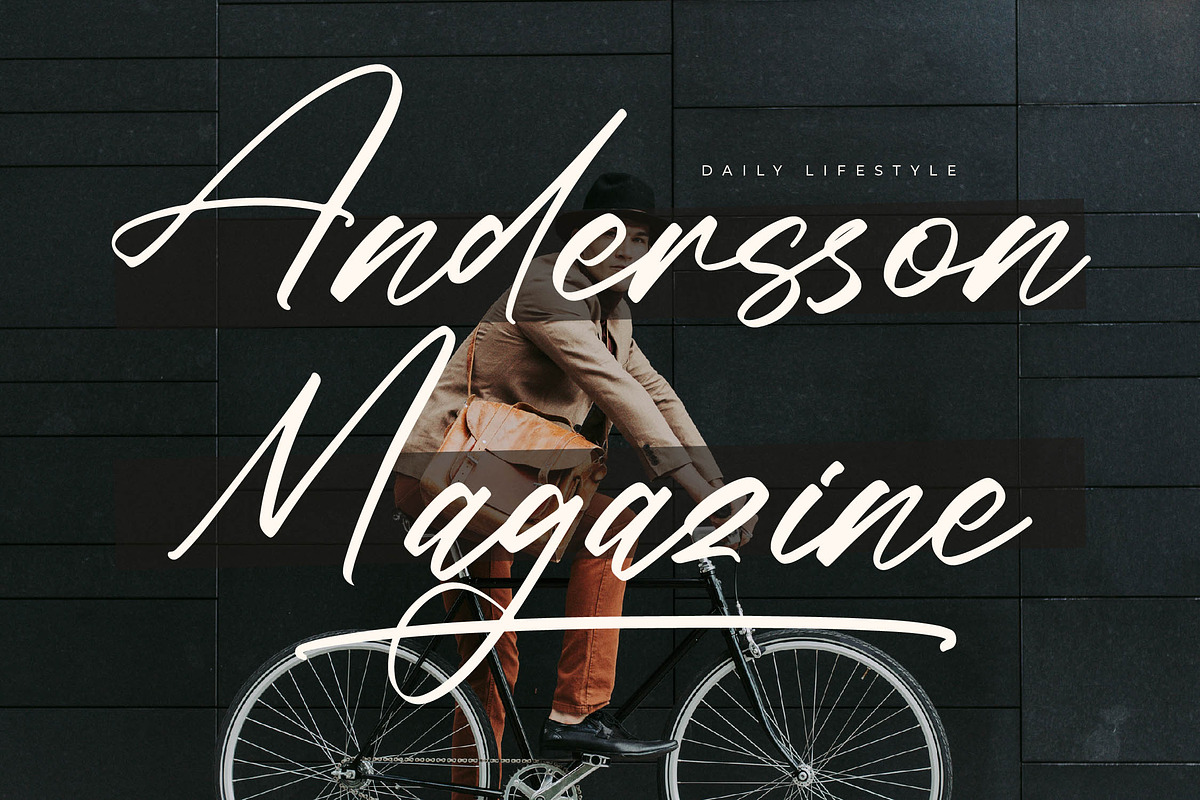 Preston Smith Modern Handwritten, a Script Font by Letterena Studios Script (Photo 4 of 15)