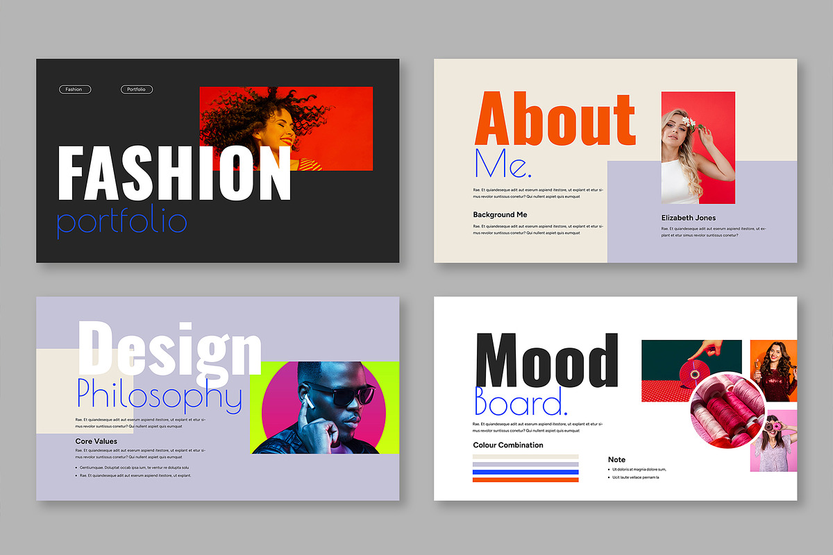 Fashion Portfolio Presentation, a Presentation Template by Mighty-Slide (Photo 2 of 5)