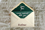 Berbinar | A Ink Script Font, a Script Font by imdeyaa (Thumbnail 5 of 8)