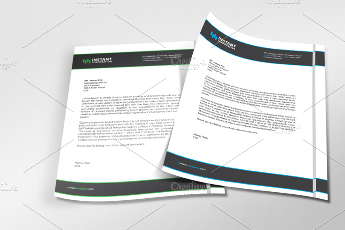 Letterhead, a Stationery Template by RQ Designs (Photo 4 of 8)