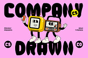 CS Company Drawn, a Sans Serif Font by Craft Supply Co. (Thumbnail 1 of 8)
