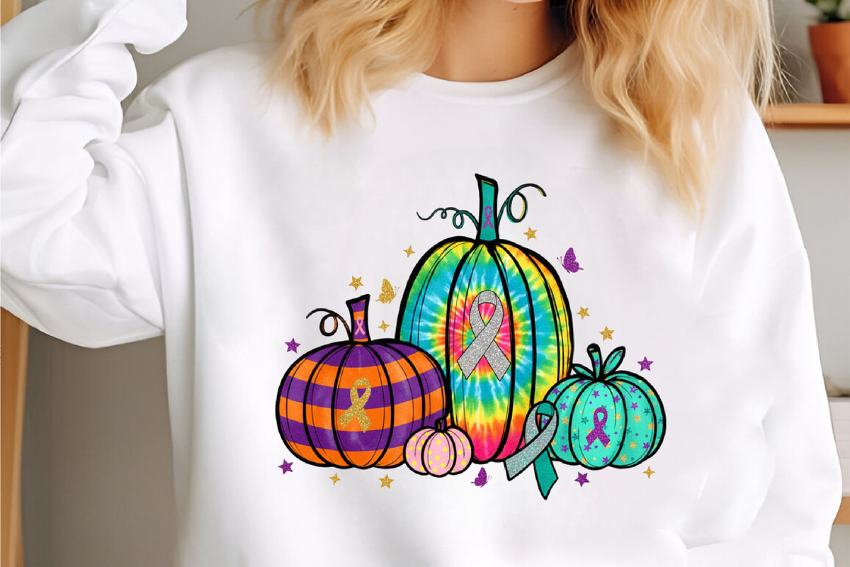 Leopard Pumpkin Breast Cancer Png, an Illustration by designcity5 (Photo 1 of 4)