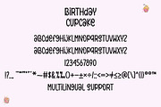Birthday Cupcake Duo, a Script Font by DN Creative (Thumbnail 6 of 8)