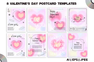 Valentine's day flyers set, a Flyer Template by Boo Guevara Shop