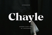 Chayle - Modern Classy Serif, a Serif Font by Typeformers (Thumbnail 1 of 9)