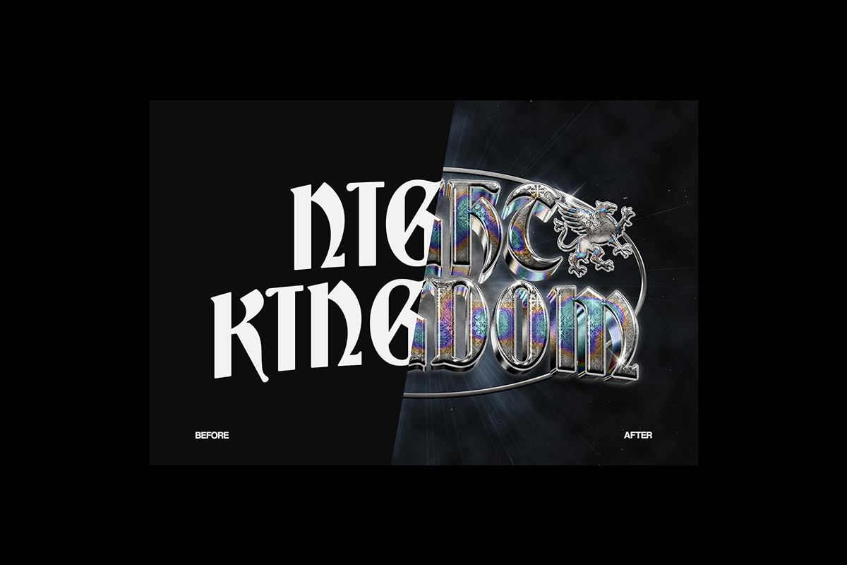 Dark Gothic & Medieval Text Effects, a Layer Style Add-On by Matsero (Photo 4 of 4)