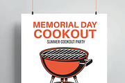 Cookout Flyer Creative Layout, a Flyer Template by MightyDesign (Thumbnail 2 of 8)