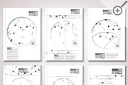 Brochure template with molecules, a Technology Illustration by VectorShop (Thumbnail 4 of 5)