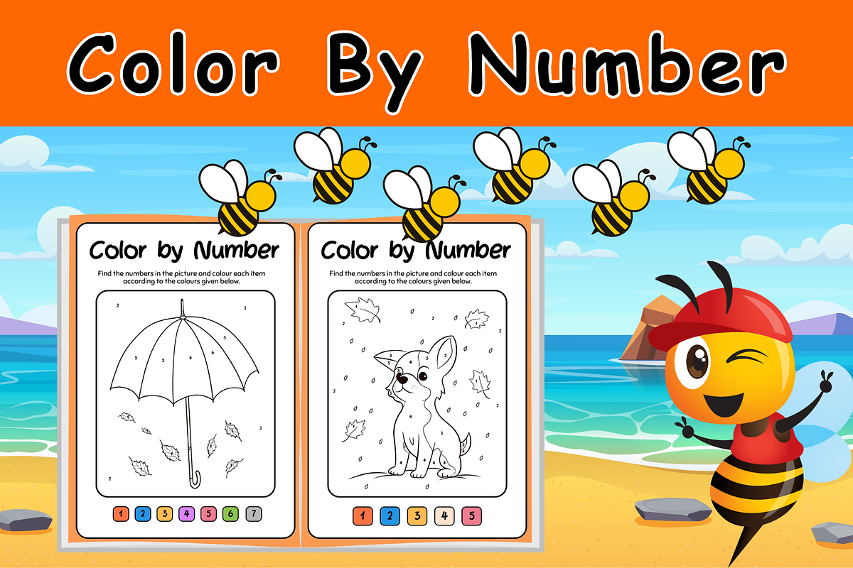 Color By Number Fall - Fall Craft, a Templates & Theme by Premium Digital Templates (Photo 1 of 3)