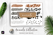 Procreate Animal Pattern Brushes, a Brush Add-On by Oh Mia Studio (Thumbnail 1 of 2)