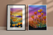 Golden Meadow Art Collection, a Decorative Illustration by Housui Patterns (Thumbnail 7 of 12)