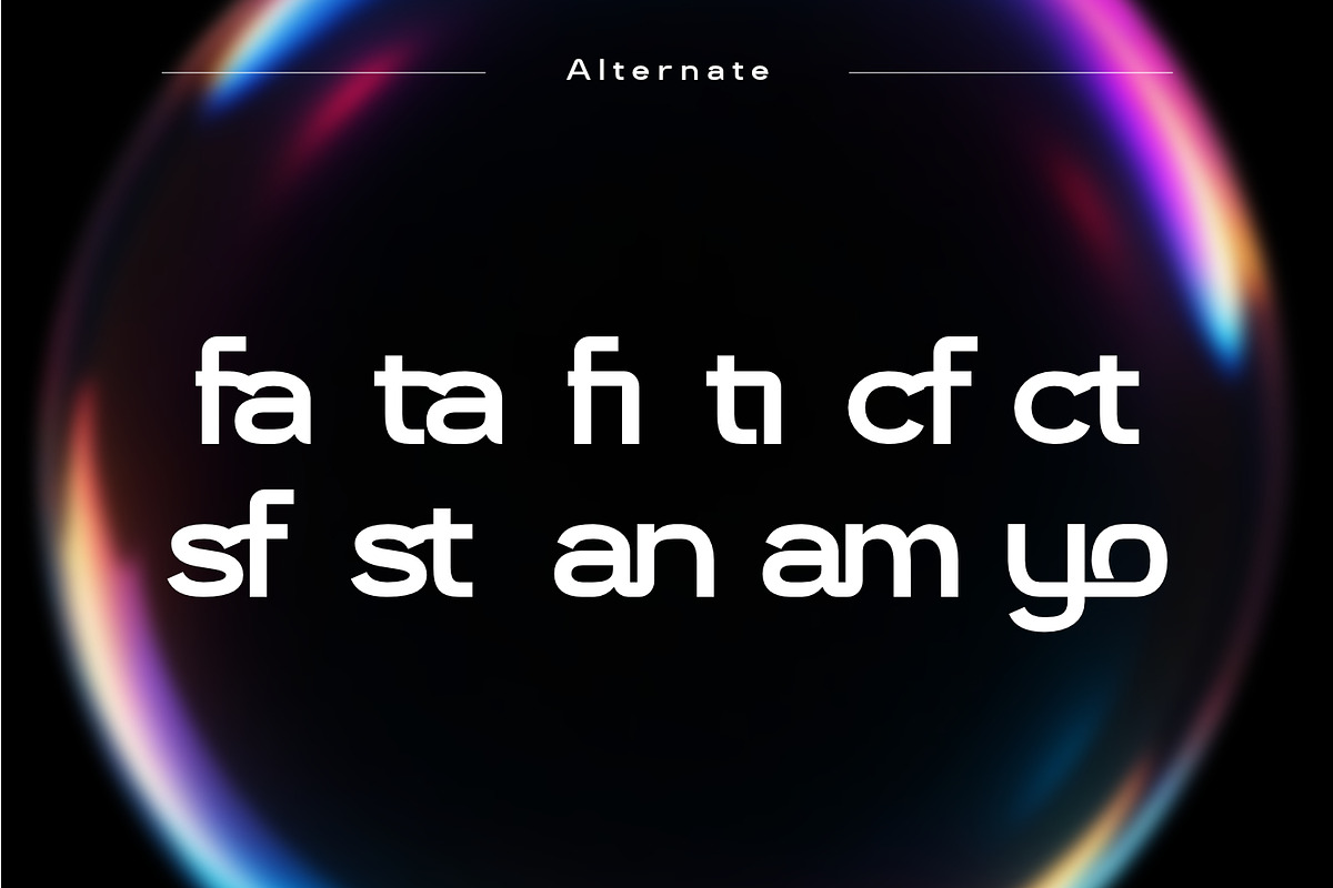 Betafind - Futuristic Font, a Sans Serif Font by Rishsketch (Photo 12 of 13)