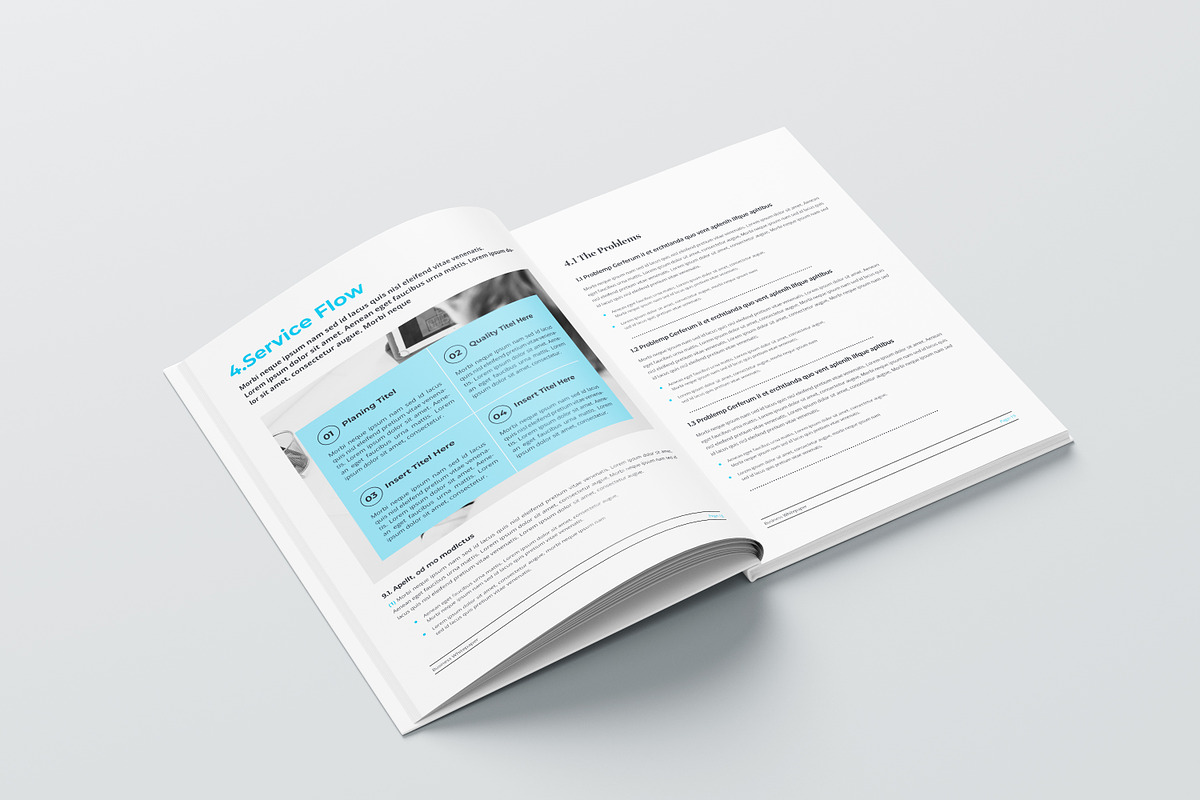 White Paper | Canva, Word, & Indd, a Brochure Template by obayes (Photo 18 of 30)