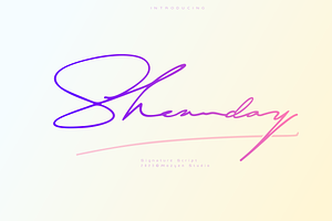 Sheanday Signature Script