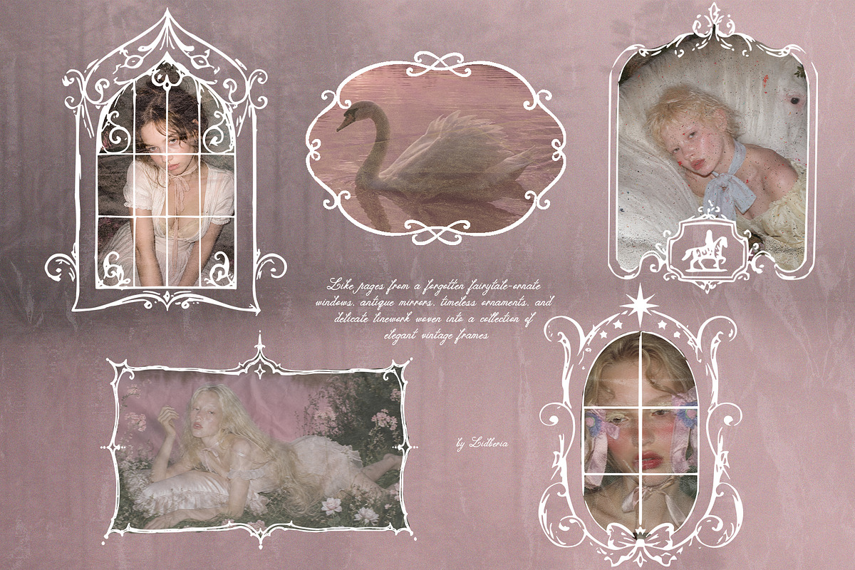 Ornament Library Frames & Overlays, an Object Graphic by Lidberia (Photo 3 of 10)