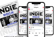 Indie Rock Flyer / Poster, a Flyer Template by AfzaalGraphics (Thumbnail 2 of 2)