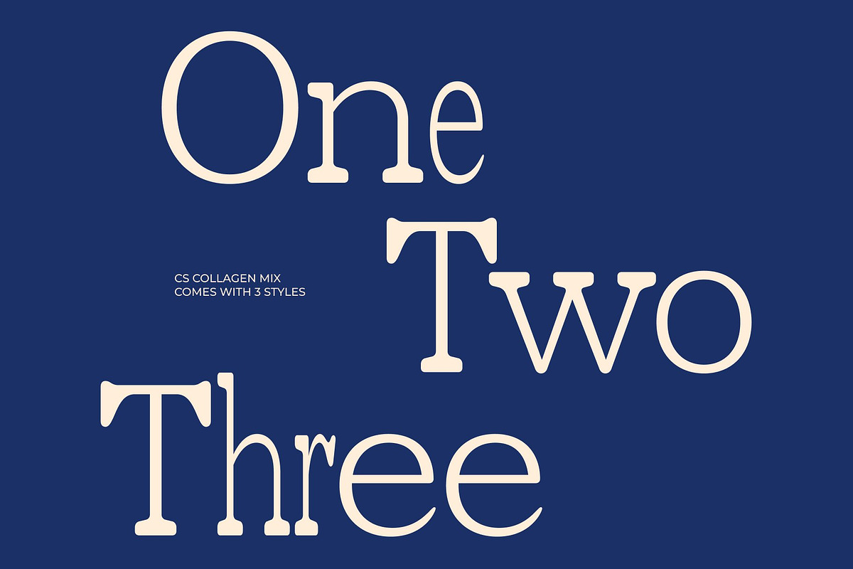 CS Collagen Mix, a Serif Font by Craft Supply Co. (Photo 3 of 8)