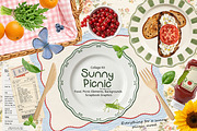 Sunny Picnic Graphics Kit, an Object Graphic by DreamoraArt (Thumbnail 1 of 7)