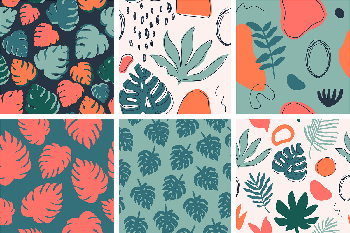 Tropical Patterns & Elements, a Wallpaper Graphic by Bosotochka♥Art (Photo 9 of 10)