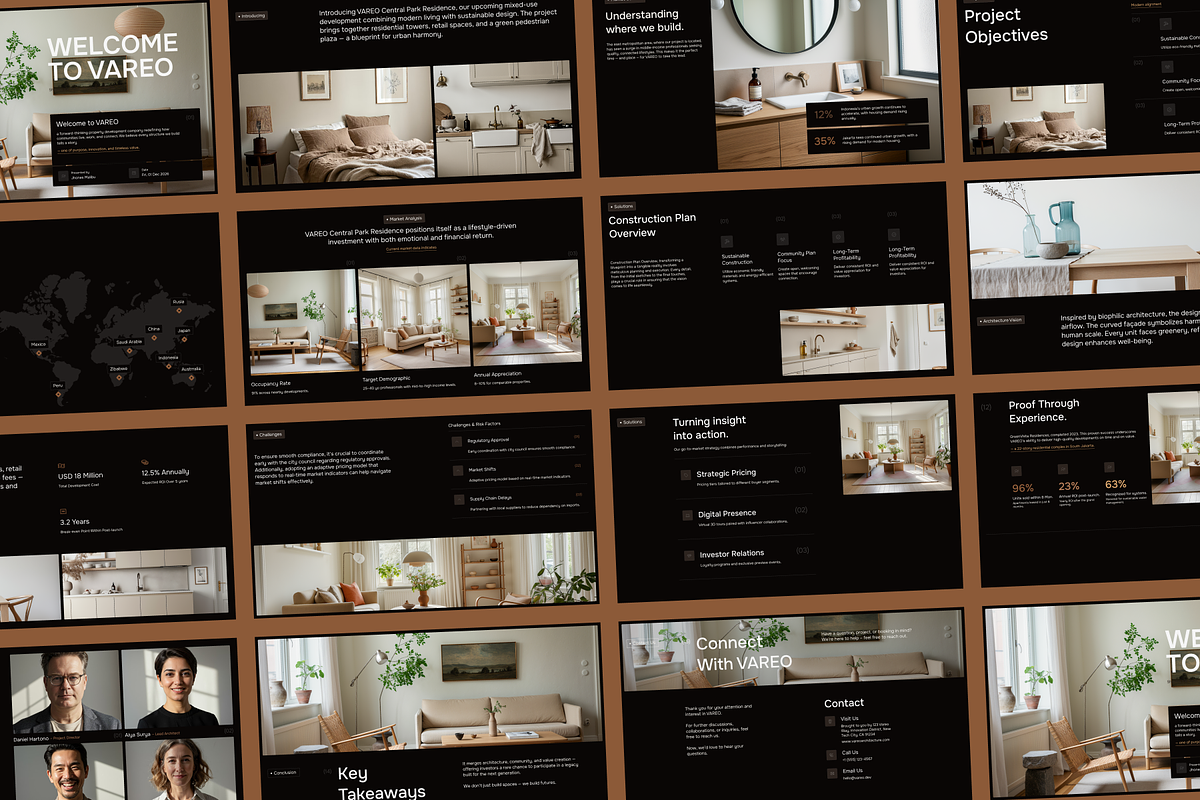 Vareo - Property Development Insight, a Presentation Template by SLAB! Design (Photo 5 of 9)
