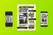 Utilitarian Business Workshop Flyer, a Flyer Template by Aiyari Graphic (Thumbnail 1 of 3)