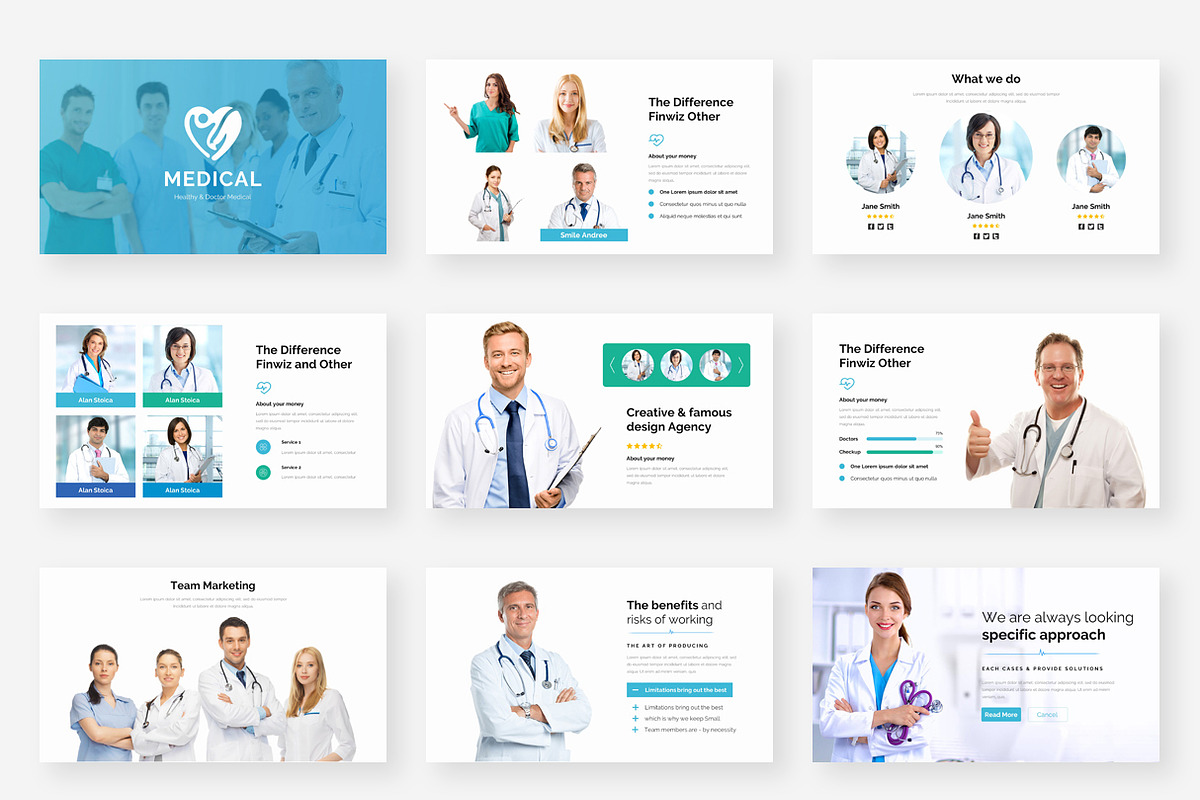 Medical Clinic Doctor Powerpoint, a Presentation Template by One ...