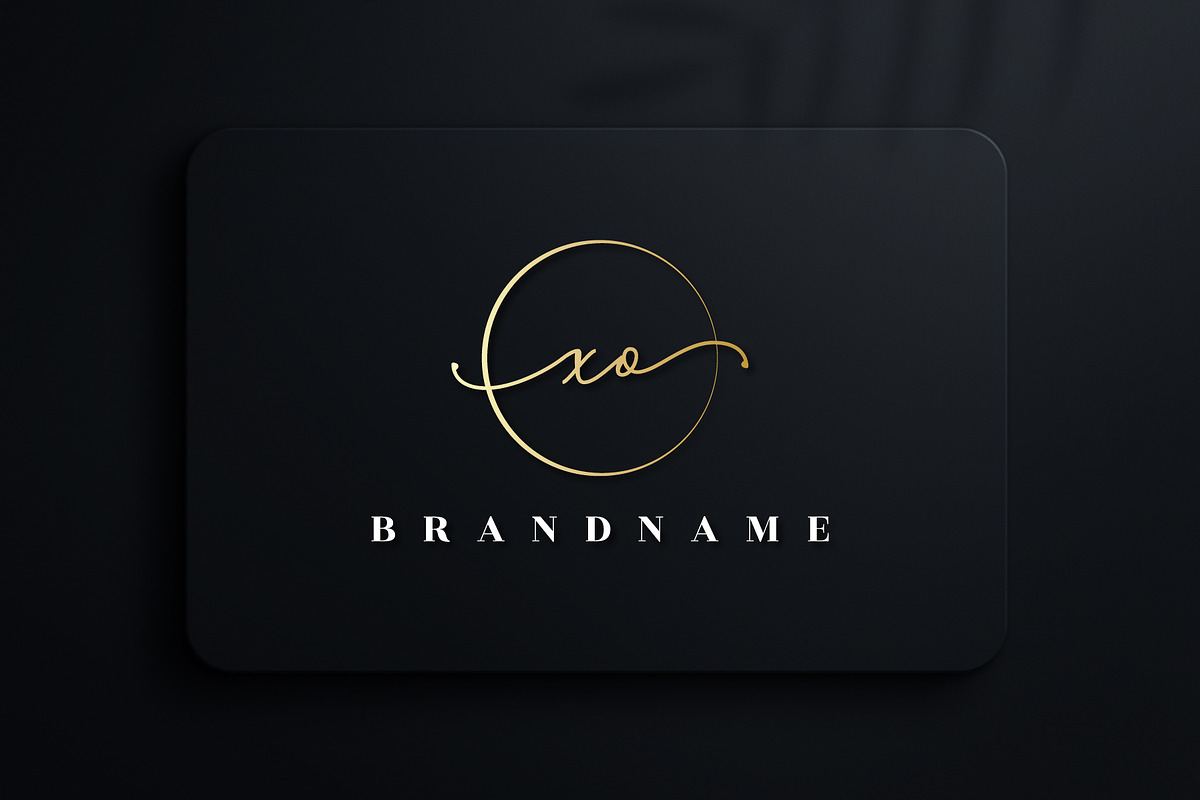 Letter XO handwritten signature logo