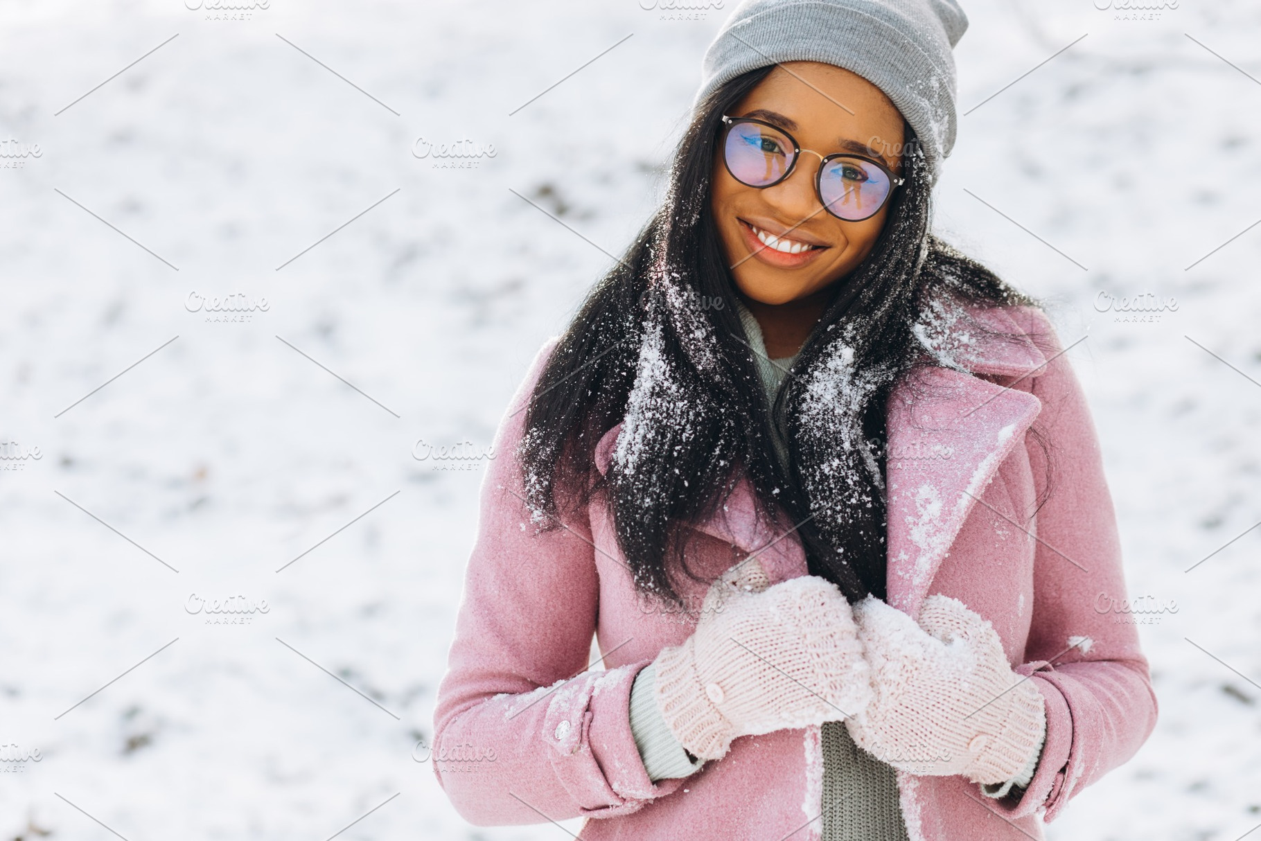 Portrait of African woman in winter, a Person Photo by Cherkas Photography