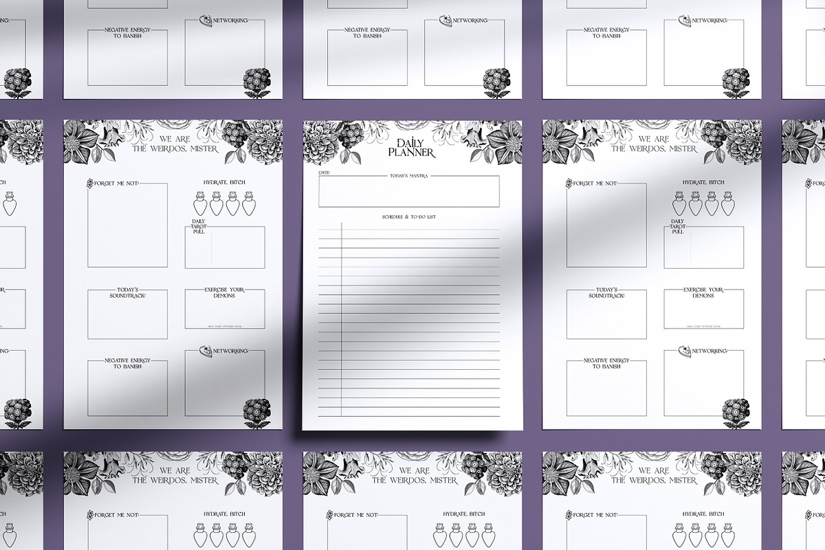Witchy Daily Planner, a Stationery Template by mallory.jacobson (Photo 8 of 9)