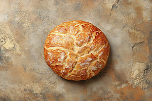 Tasty fresh bread crust, closeup, a Food & Drink Photo by AlyaAnd