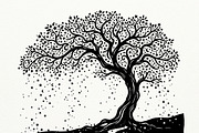 Elegant dream tree silhouette design, a Healthcare Illustration by Amazin_art (Thumbnail 9 of 49)