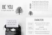 FONT BUNDLE ONE | 4 handmade fonts, a Sans Serif Font by Design av MAD (Thumbnail 4 of 5)