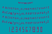 ROTATION FONT, a Handwritten Font by Wana Studio (Thumbnail 2 of 3)