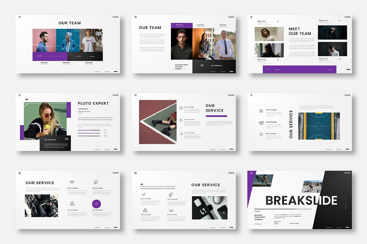 Pluto - Business Google Slide Templa, a Design Template by Dens Creative Studio (Photo 3 of 6)