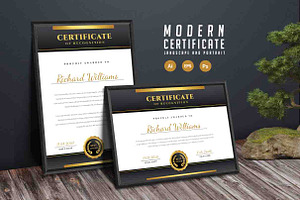 373. Modern Certificate Template