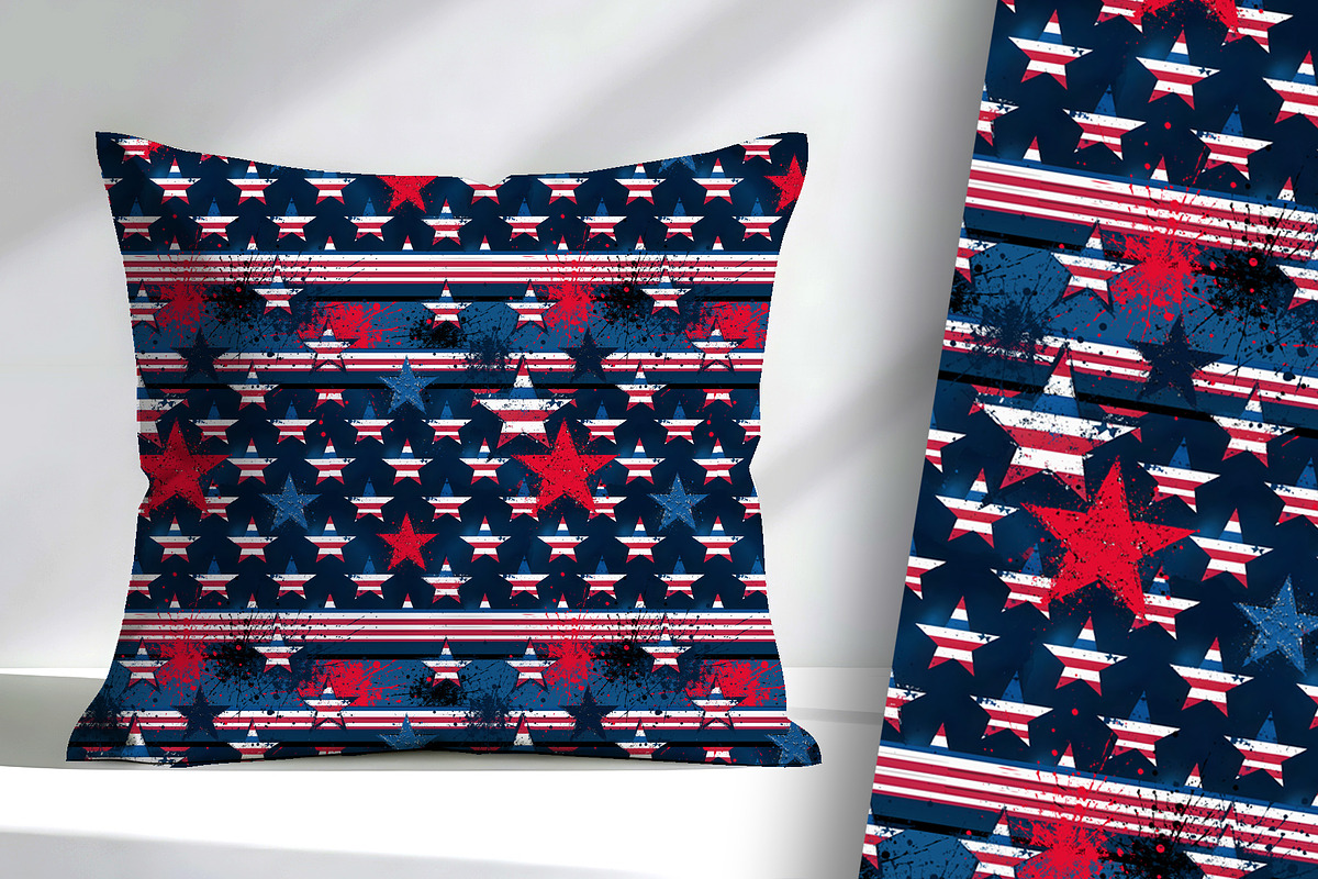 Freedom Fighter USA Stripe Seamless, a Pattern Graphic by Sharon Schwalbe (Photo 3 of 5)