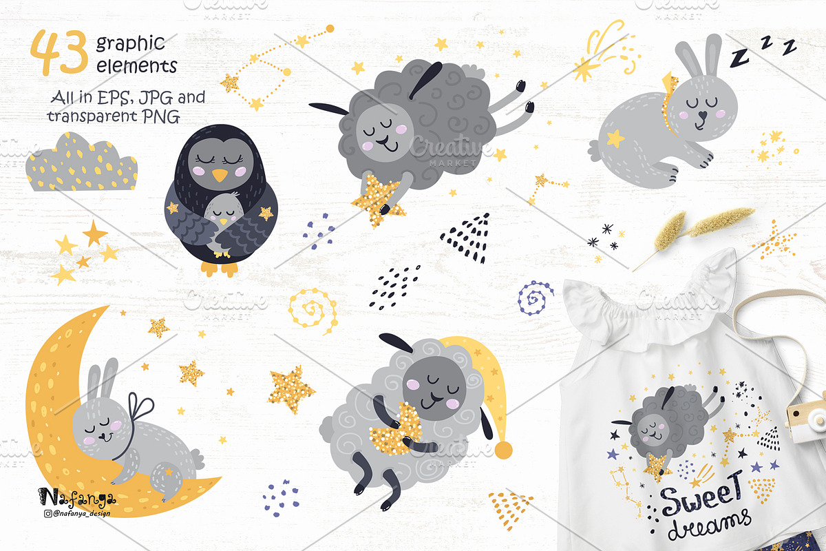 Sweet dreams baby, a Graphic by Nafanya (Photo 3 of 11)