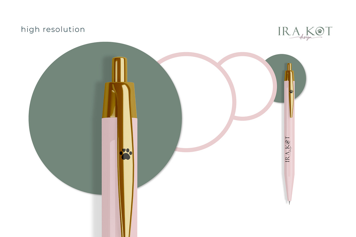 Pen PSD MOCKUP SET, a Pens & Pencil Mockup by Ira Kot Design (Photo 4 of 7)