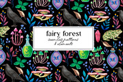 Fairy forest. Patterns and elements, a Decorative Illustration by Robusta (Thumbnail 1 of 17)