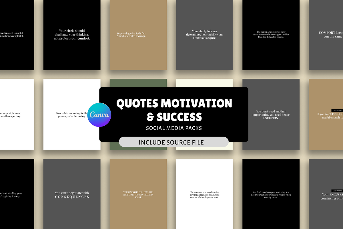 INSPIRING 50 INSTAGRAM TEMPLATE, a Social Media Template by RB Boutique (Photo 8 of 8)