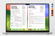 Job Application Resume, a Resume Template by Nur Designer (Thumbnail 4 of 4)