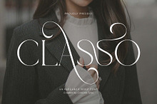 Classo - An Elegance Serif Font