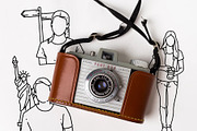 60 Travel Icons - Traveler Avatars, an Outline Icon by Hatch Design Workshop (Thumbnail 3 of 10)